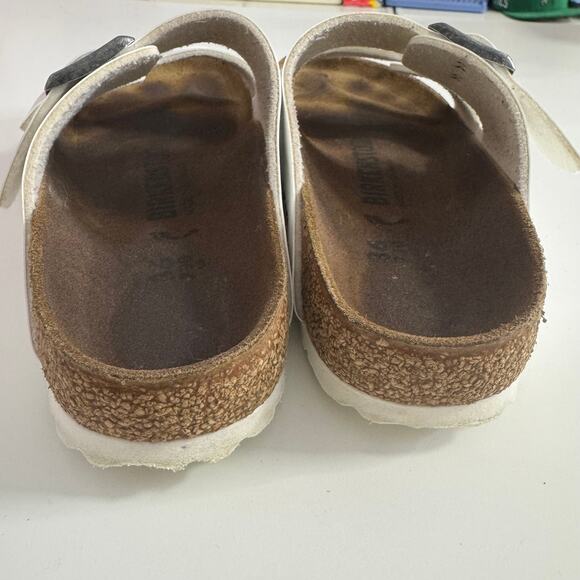 BIRKENSTOCK Arizona Sandals White Double Strap 36 5 - Picture 6 of 6